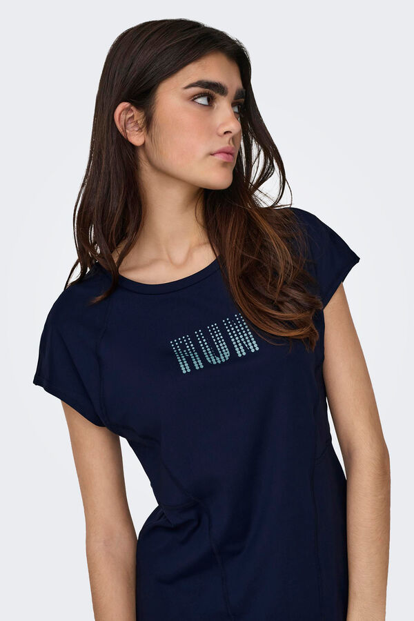 Womensecret Short-sleeved running T-shirt Plava