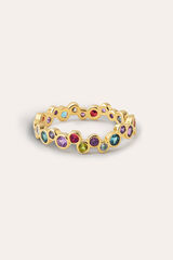 Womensecret Bubbles gold-plated ring mit Print