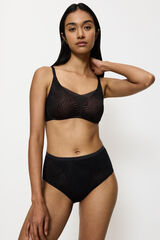 Triumph High waisted panties Crna