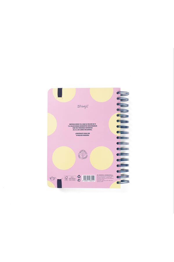 Mr. Wonderful Agenda Wonder 2025-26 Diaria estampado