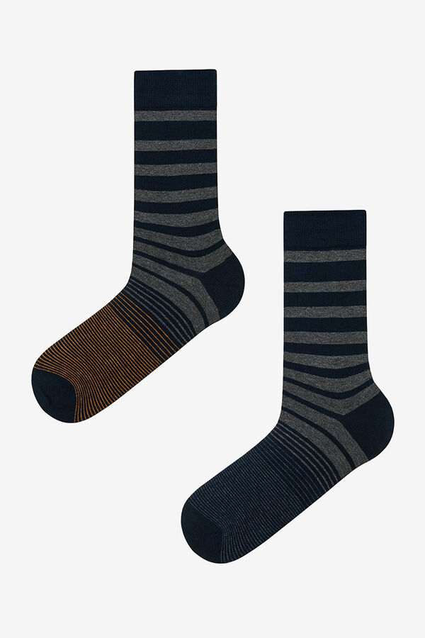 Penti Pacote de 2 meias masculinas azul