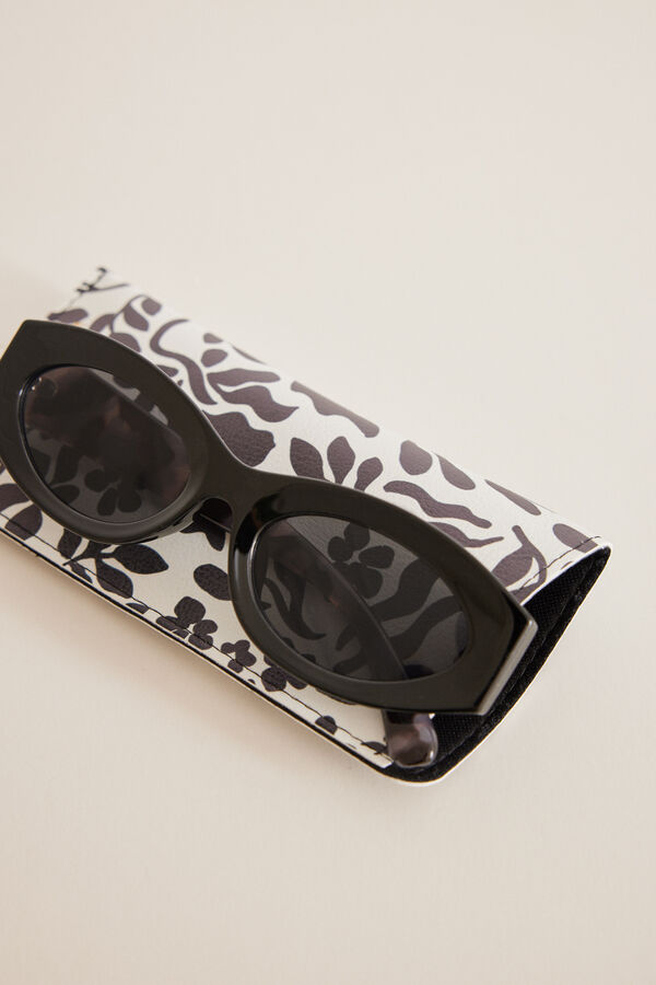 Womensecret Sonnenbrille „Cat Eye“ b&w Weiß