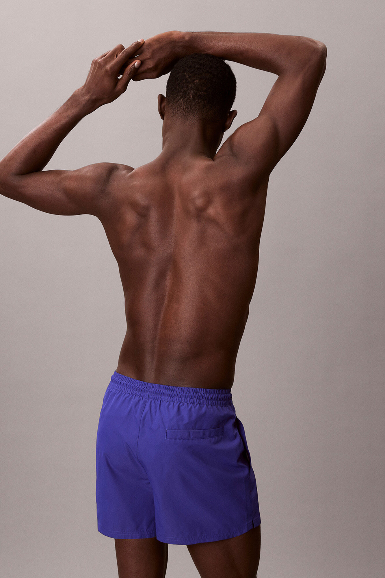 Calvin Klein Cal&ccedil;&otilde;es de banho com cord&atilde;o e logo