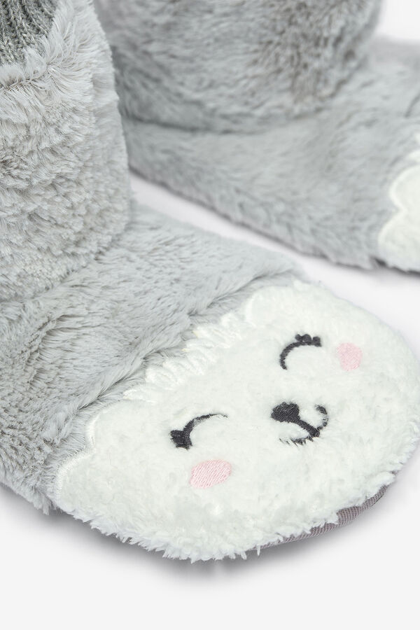 Penti Meias mulher cinzento