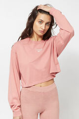 Womensecret COTTON LONGSLEEVE T-shirt rózsaszín
