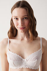 Penti White lace bra marron