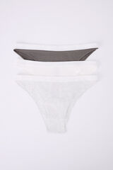 Womensecret Of green, white and turquoise Brazilian panties 3 