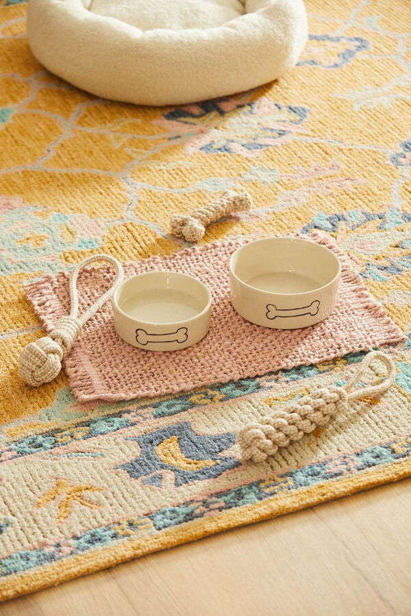 Calma House Plato para mascotas Sasha amarillo