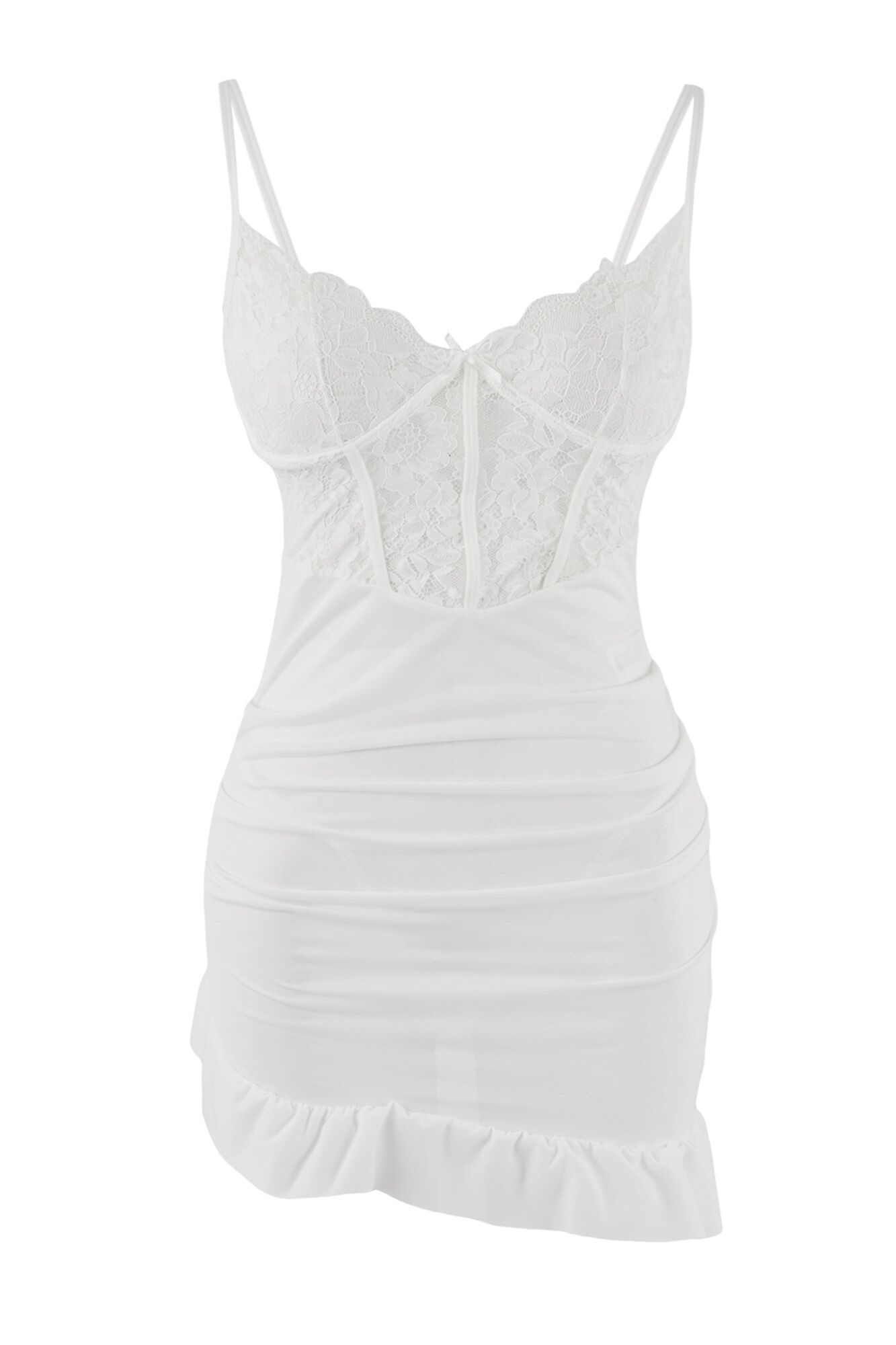 Trendyol Babydoll poli&eacute;ster corte recto