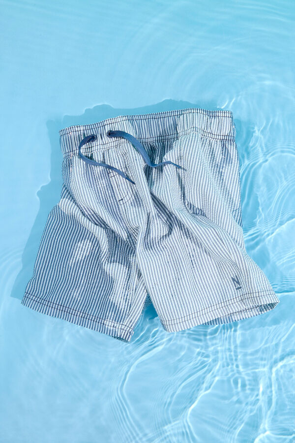 Name it Boy's striped swimwear blue
