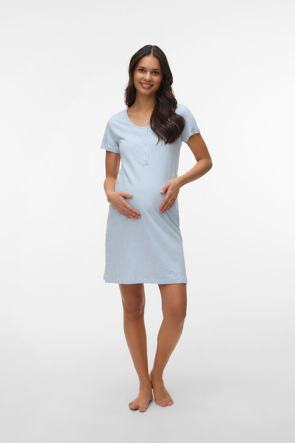 Mamalicious Breastfeeding dress pink