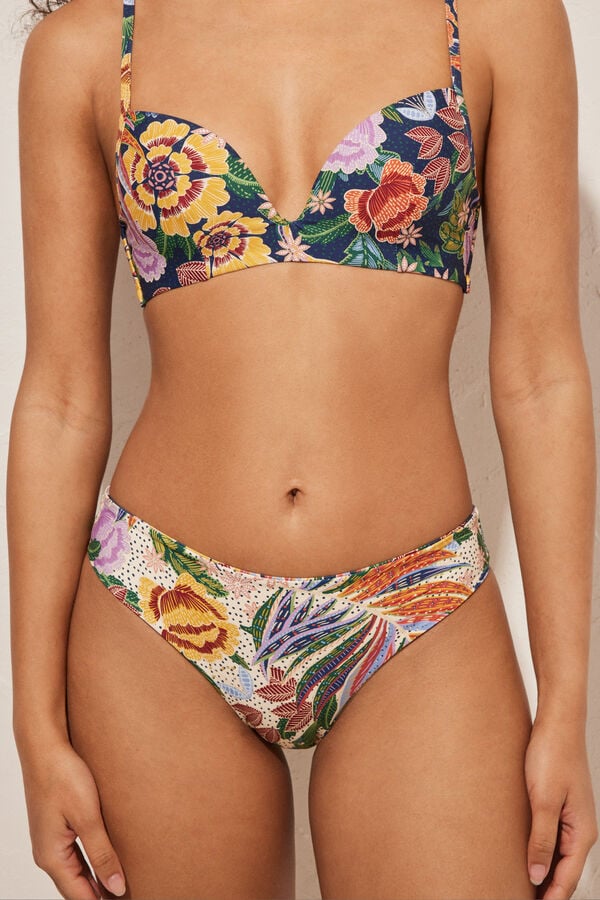 Womensecret Braga bikini reversible tropical topos estampado