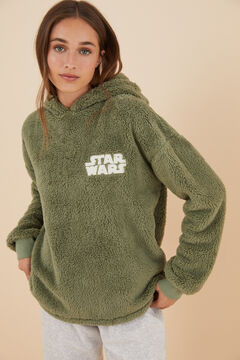 Womensecret Better Together Star Wars hooded long pyjamas with ears beige