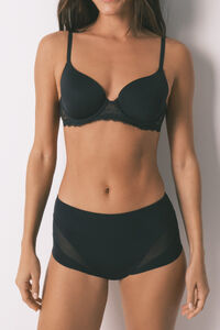 Women'secret Black high-waisted shaping panty