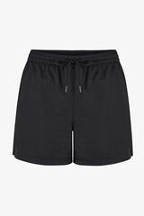 Penti Pantalones cortos bolsillos cord&oacute;n negro