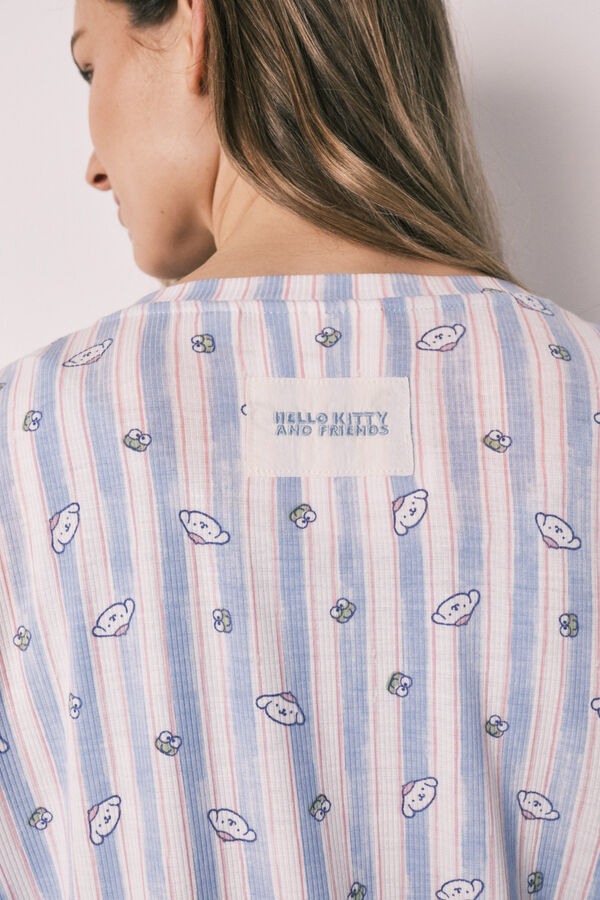 Women'secret Pyjama &agrave; rayures et haut bleu bleu