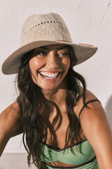 Women'secret Chapeau effet raphia beige nude