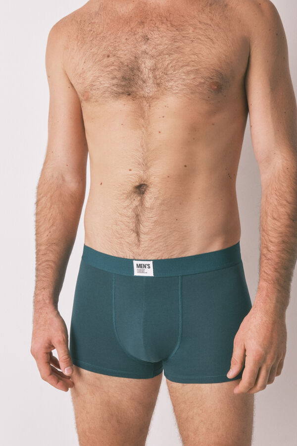 Women'secret Paket od 2 obične zelene bokserke Zelena