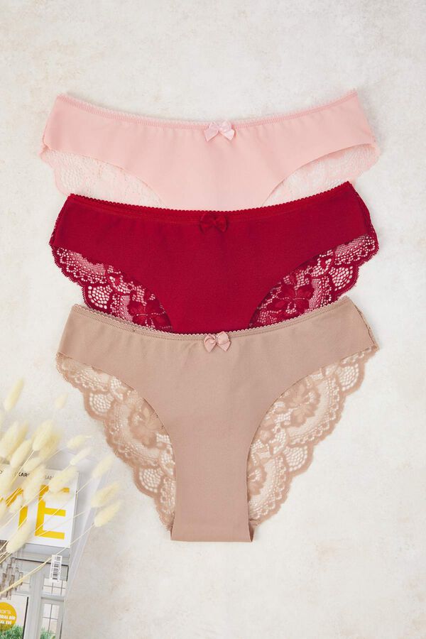 Trendyol Braguita brasile&ntilde;a encaje estampado