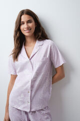 Women'secret Floral classic pyjamas pink