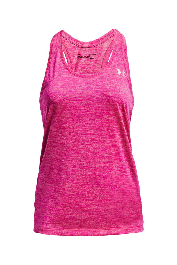 Under Armour Camiseta sin mangas rosa