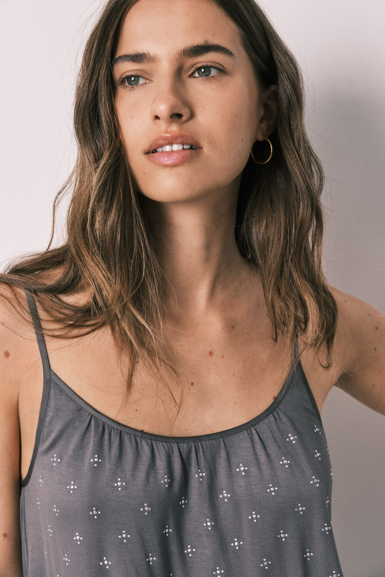 Women'secret Grey long strap pyjamas