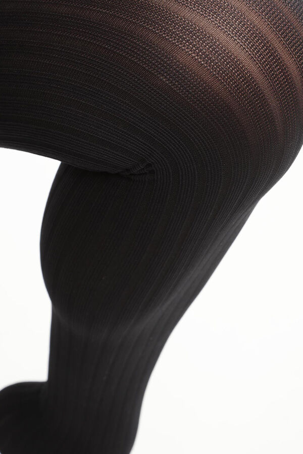 DIM Medias Fantasia Style Le Ruban - Negro negro