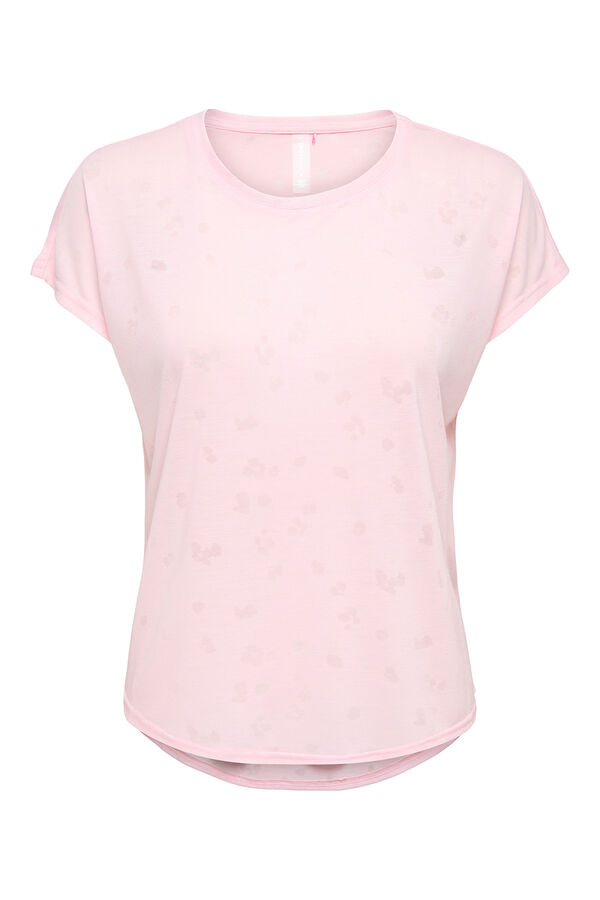 Only Play Camiseta manga corta soft coral