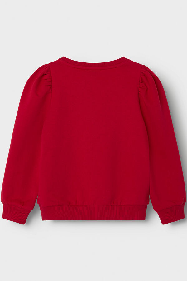 Name it Minnie Christmas sweatshirt for girls red