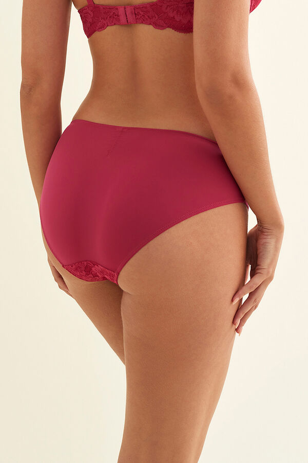 Womensecret High waist bikini panty rózsaszín