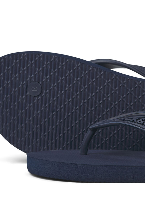 Jack & Jones Logo flip-flop style sandal blue
