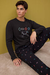 Trendyol Comfortable Knitted Pyjama Set black