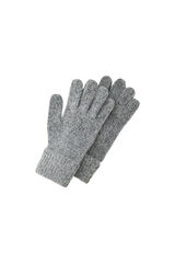 Pieces Knit gloves grey