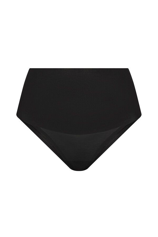 Spanx Braga alta moldeadora invisible algod&oacute;n negro