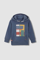 Womensecret Grey geometric graphic sweatshirt 