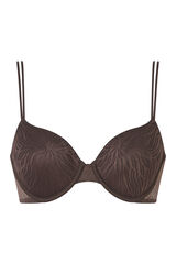 Calvin Klein Sujetador invisible  Sheer Marquisette marr&oacute;n