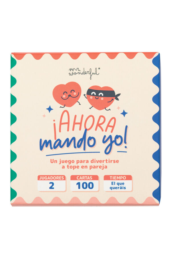 Mr. Wonderful Juego de cartas para parejas - &iexcl;Ahora mando yo! estampado