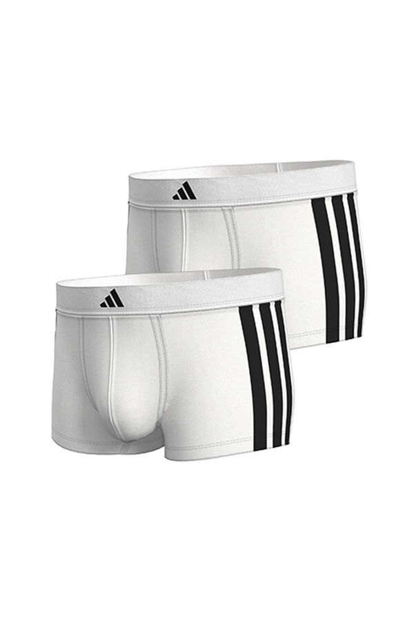 Adidas Pack of 2 Active Flex Cotton elastic boxers white