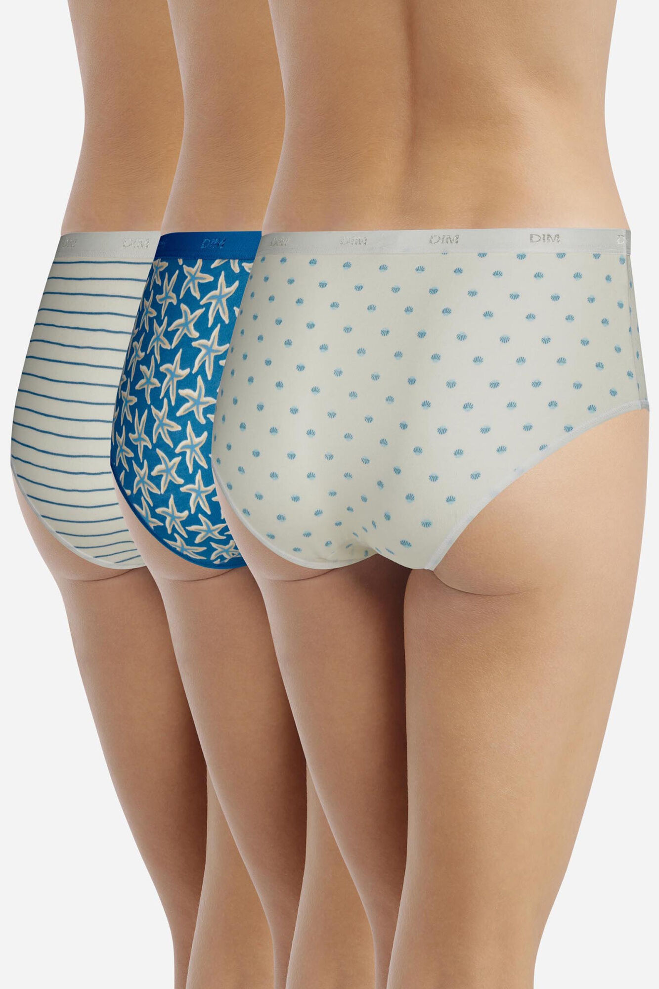 DIM Pack 3 culottes estampadas