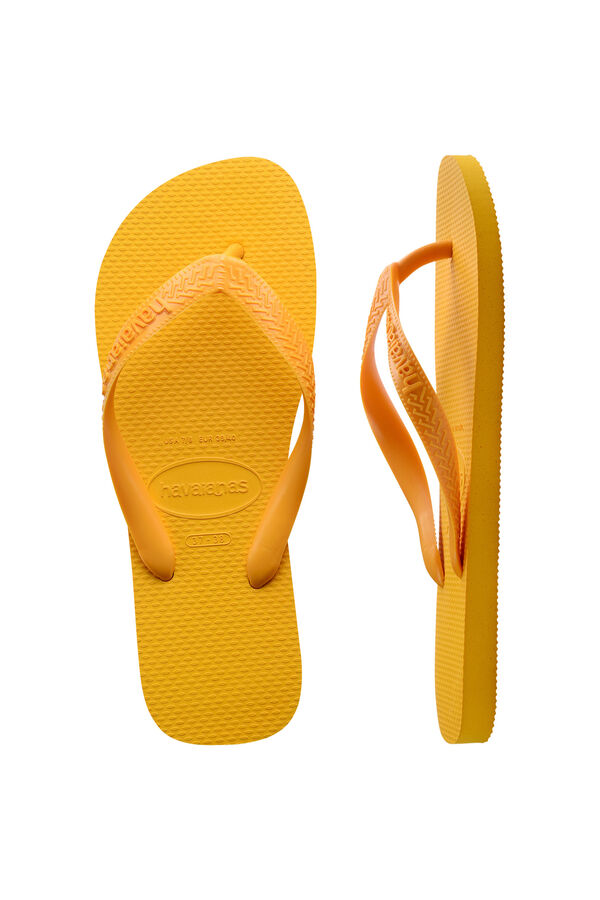 Havaianas Flip-Flops Hav. Gelbes Oberteil mit Print