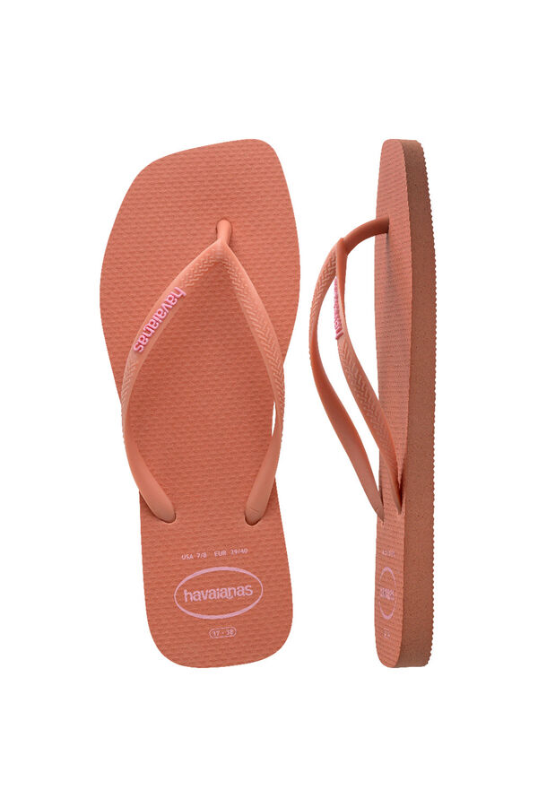 Havaianas Hav. sandals Slim Square Logo Pop Up Pink pink