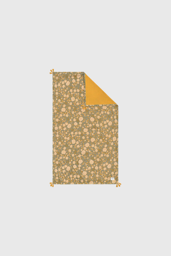 Textura Strandtuch aus Web- und Frotteestoff Gr&uuml;n