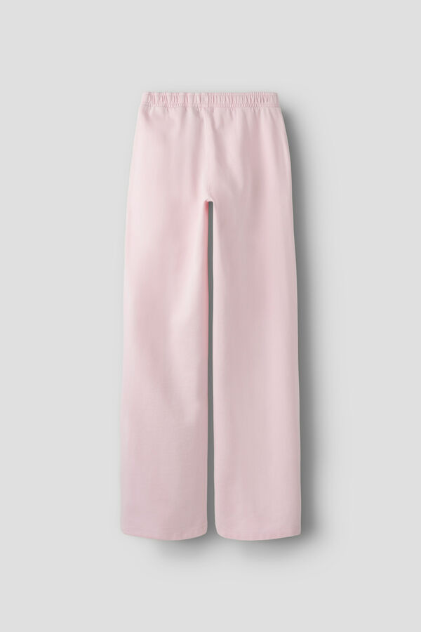 Lmtd Pantal&oacute;n ancho felpa cord&oacute;n ajustable coral