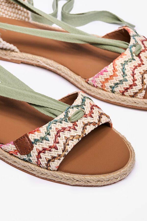 Popa Multicoloured flat sandal Poipu printed