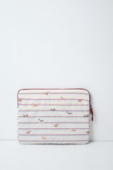Women'secret Puffer laptop case dogs white