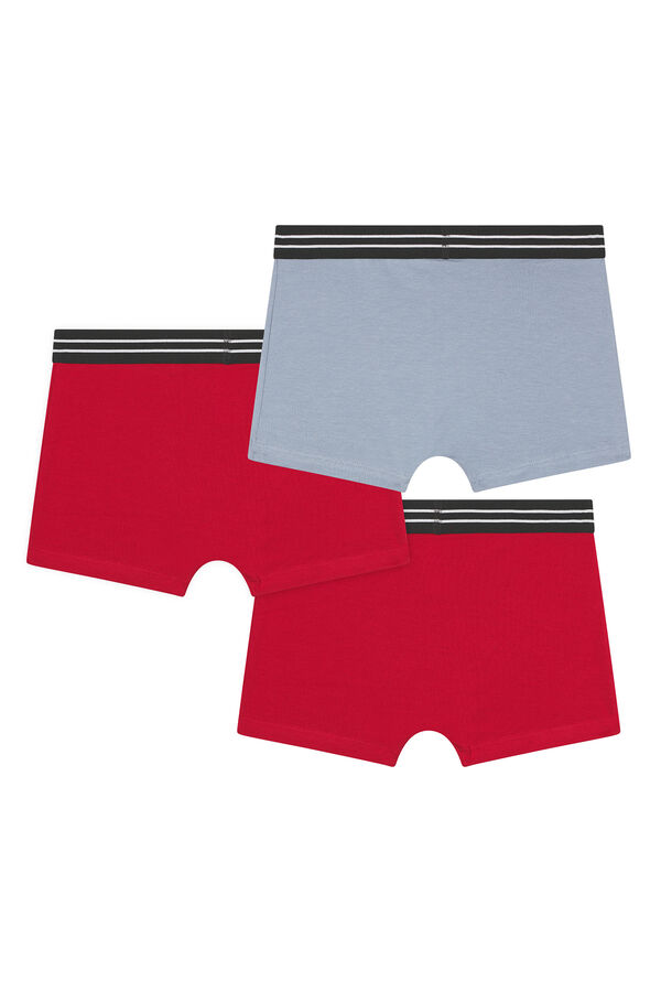 DIM Pack de 3 Boxers de niño de algodón estampado