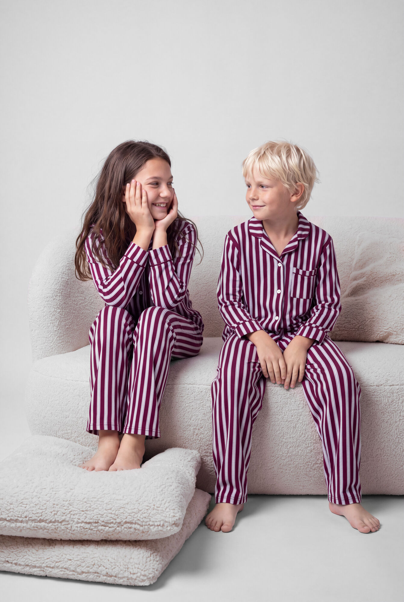 Women'secret Striped contrast classic pyjamas KIDS
