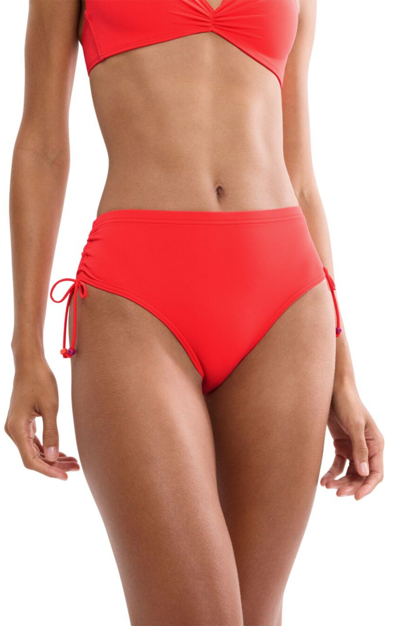 Triumph Cueca de biqu&iacute;ni cintura alta com folhos