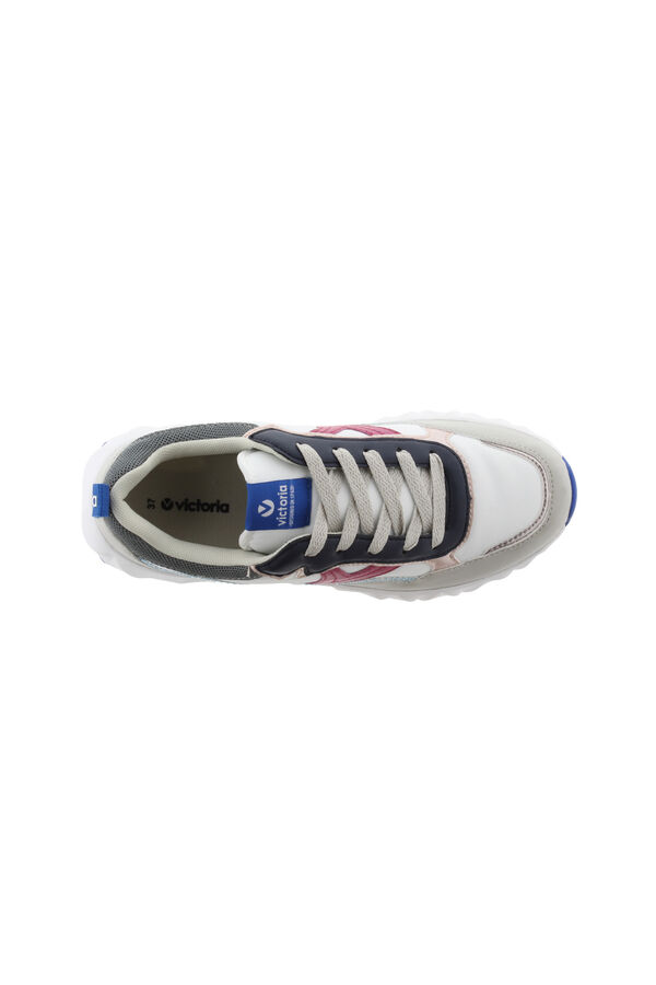 Victoria Sneakers multicoloridas mulher branco