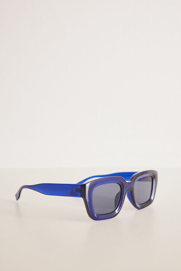 Womensecret Óculos de sol azuis capa topical azul
